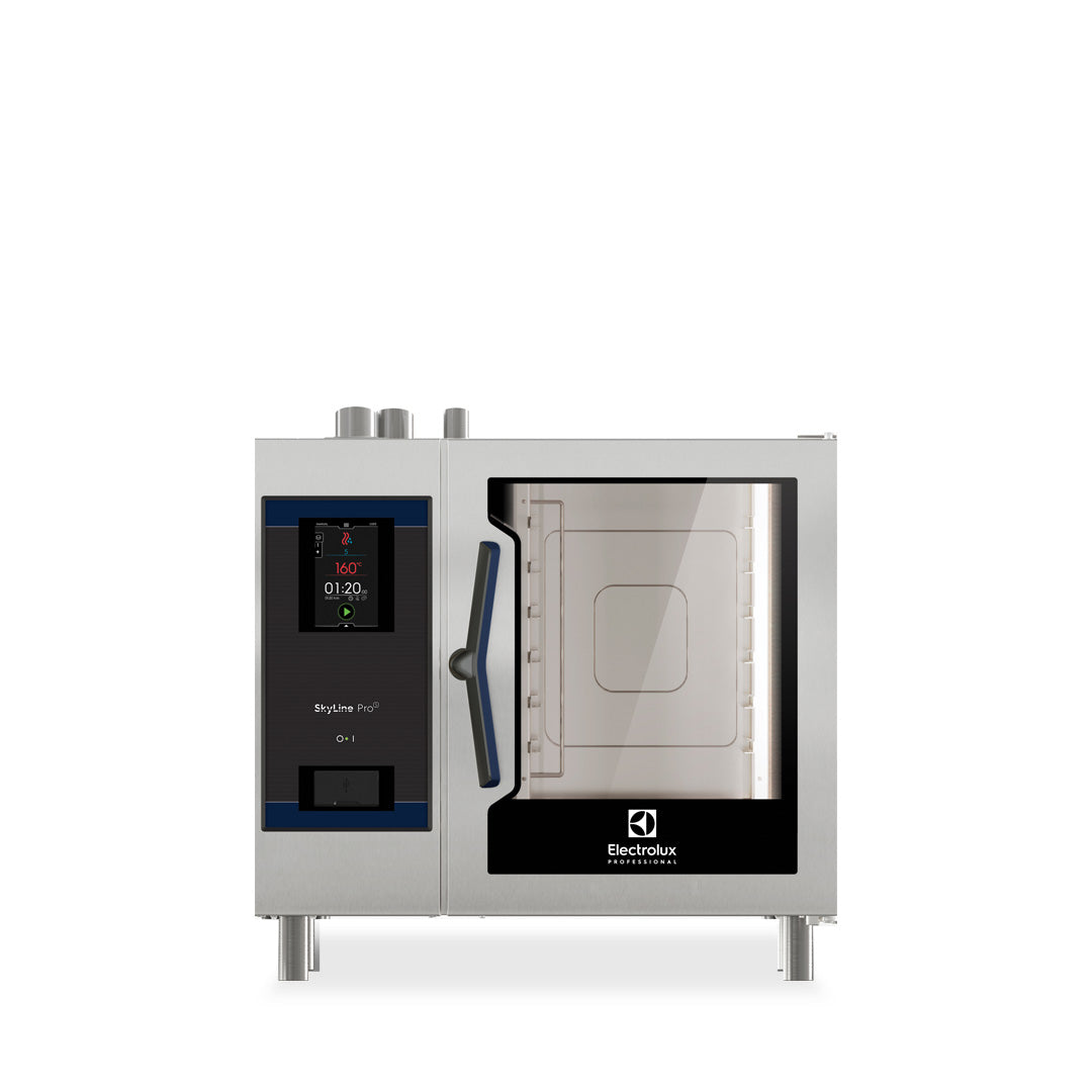 Electrolux ProfessionalSKYLINE ProS 6 x 1/1GN Gas Direct Steam Combi Oven with Touch ControlsECOG61K2U0 - Hospitality Connect