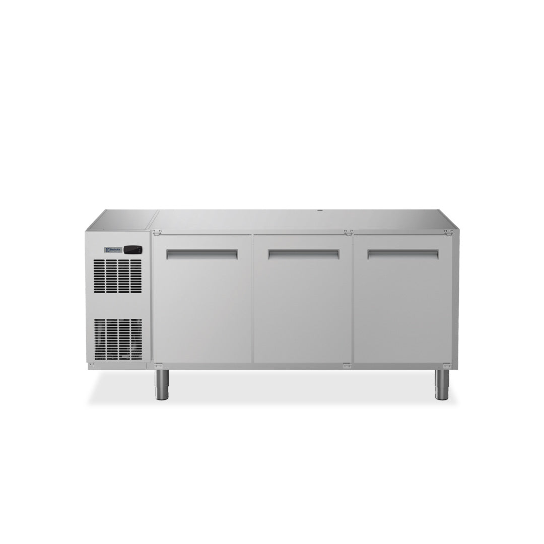 Electrolux Professionalecostore 3 Door Underbench Stainless Steel Refrigerator 245LEJ3H7AAA - Hospitality Connect