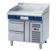 Blue Seal Evolution Series EP516-RB - 900mm Electric Griddle – Refrigerated Base - Hospitality Connect