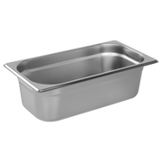 KH GN EURO FOOD PAN ANTI-JAM 1/3 X 100mm S/STEEL