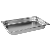 KH GN EURO FOOD PAN ANTI-JAM FULL SIZE 1/1 X 65mm S/STEEL