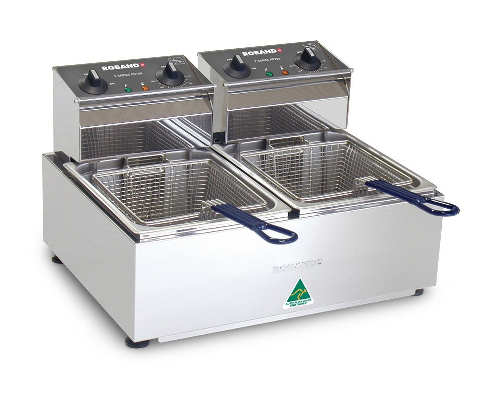 Roband F25 - 2 x 5L Electric Bench Top Fryer - Hospitality Connect