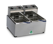 Roband F28 - 2 x 8L Electric Bench Top Fryer - Hospitality Connect
