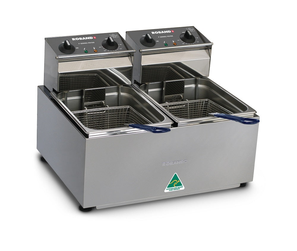Roband F28 - 2 x 8L Electric Bench Top Fryer - Hospitality Connect