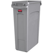 Rubbermaid 87 Litre Slim Jim with Venting Channels beige