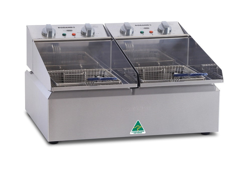 Roband FR25 - 2 x 5L Electric Frypod Bench Top Fryer - Hospitality Connect