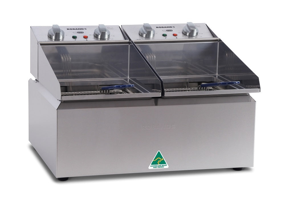 Roband FR28 - 2x 8L Electric Frypod Bench Top Fryer - Hospitality Connect