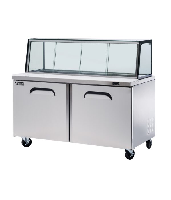 Fresh Glass Canopy Noodle Bar Megatop 1839mm Wide 531L FSU-72-GC - Hospitality Connect