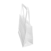 Fiesta Recyclable Flat Handle Bag White - Large (Pack 250)