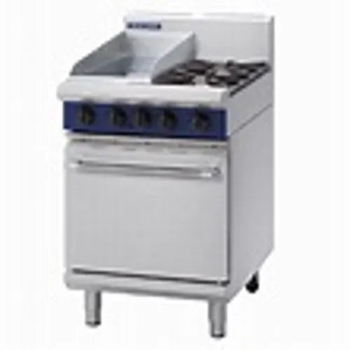 Blue Seal Evolution  600mm Gas Range Static Oven G504C. - Hospitality Connect
