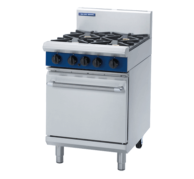 Blue Seal Evolution Series G504D - 600mm Gas Range Static Oven - Hospitality Connect