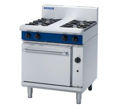 Blue Seal Evolution Series 750mm Gas Range Static Oven G505D. - Hospitality Connect
