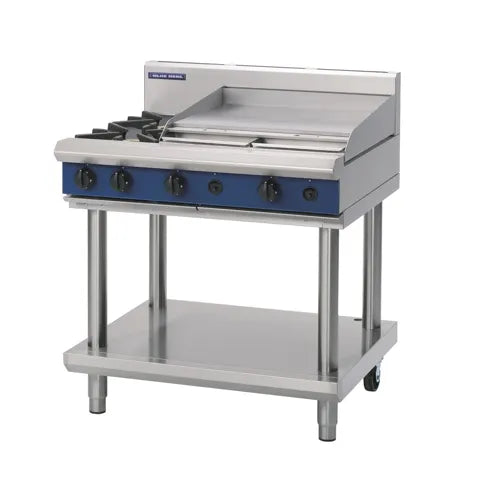 Blue Seal Evolution 900mm Gas Cooktop – Leg Stand G516B-LS. - Hospitality Connect