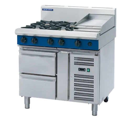 Blue Seal Evolution  900mm Gas Cooktop – Refrigerated Base G516C-RB. - Hospitality Connect