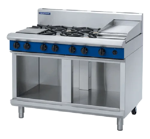 Blue Seal Evolution 1200mm Gas Cooktop – Cabinet Base G518C-CB. - Hospitality Connect