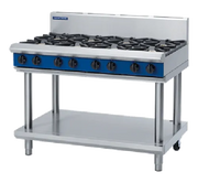 Blue Seal Evolution 1200mm Gas Cooktop – Leg Stand G518ED-LS. - Hospitality Connect
