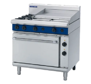 Blue Seal Evolution 900mm Gas Range Electric Static Oven GE506B. - Hospitality Connect