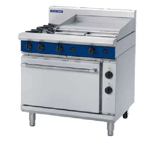 Blue Seal Evolution 900mm Gas Range Electric Static Oven GE506B. - Hospitality Connect