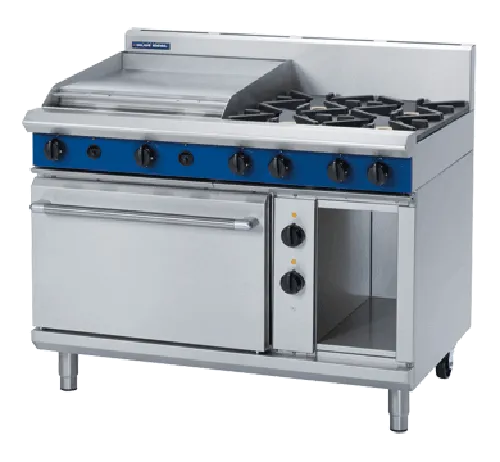 Blue Seal Evolution 1200mm Gas Range Electric Convection Oven GE58B. - Hospitality Connect