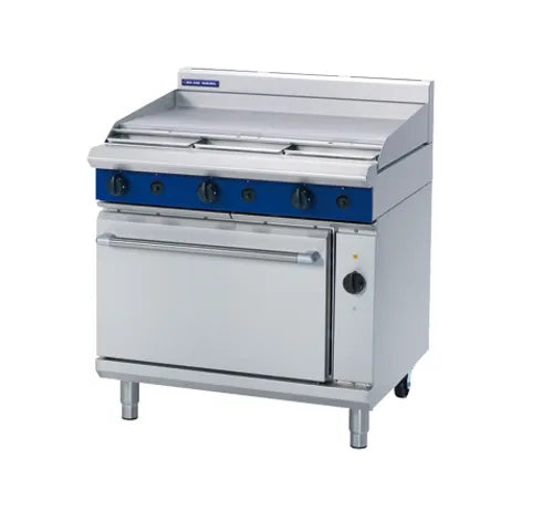 Blue Seal Evolution 900mm Gas Range Electric Convection Oven GE56A. - Hospitality Connect
