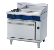 Blue Seal Evolution 900mm Gas Range Electric Convection Oven GE56B. - Hospitality Connect