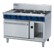 Blue Seal Evolution 1200mm Gas Range Double Static Oven G528D. - Hospitality Connect