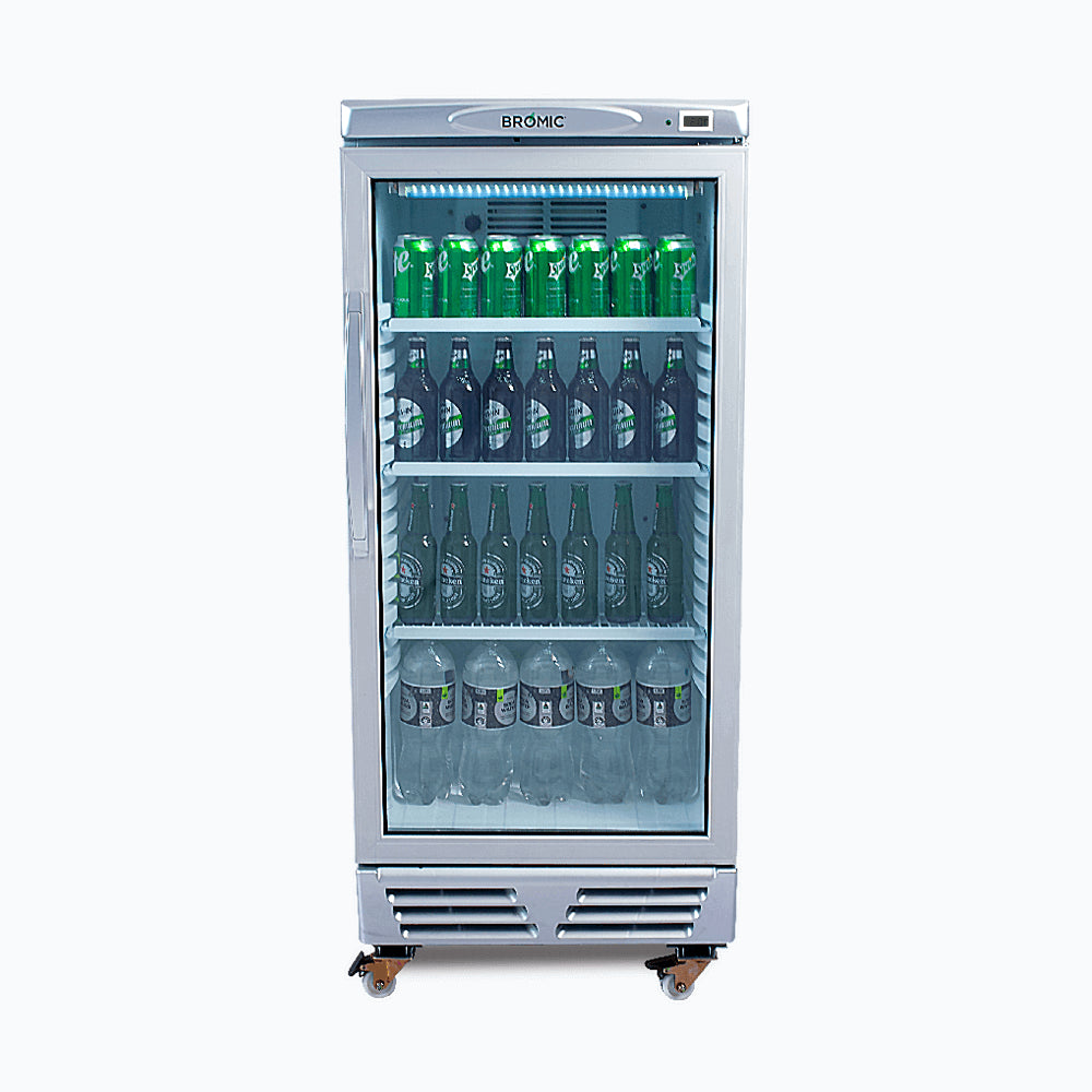 Bromic Upright Display Fridge - 215L - 1 Door - Flat Glass GM0220-NR - Hospitality Connect