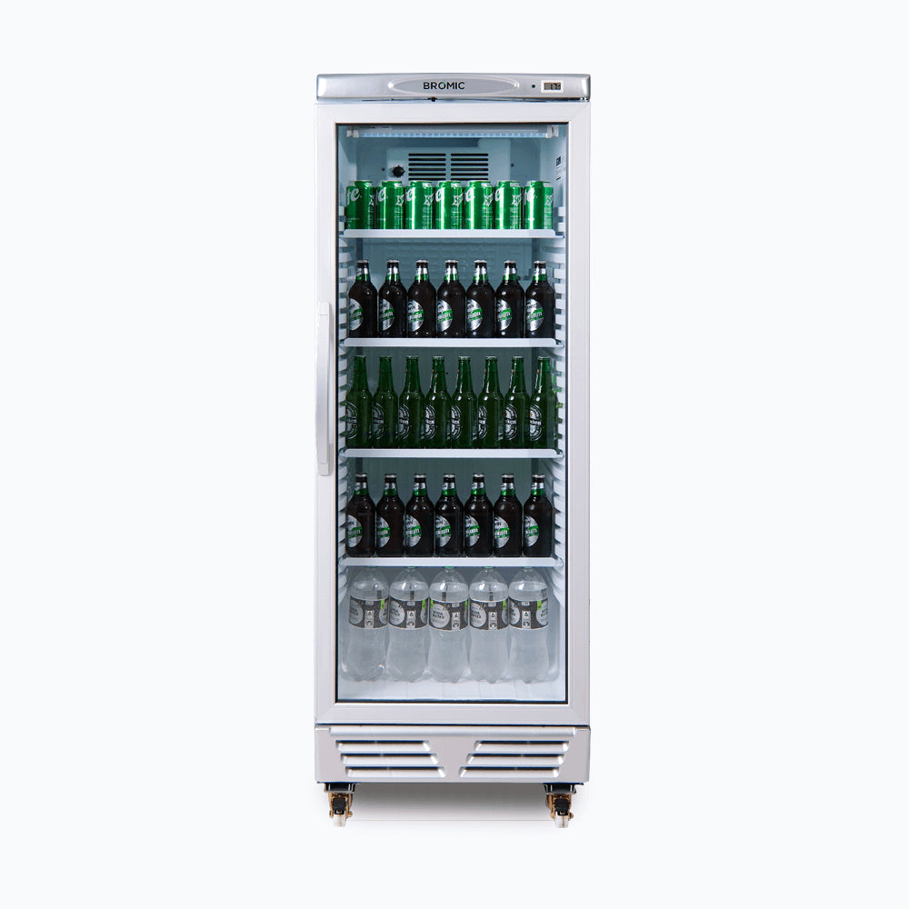 Bromic Upright Display Fridge - 290L - 1 Door - Flat Glass GM0300-NR - Hospitality Connect