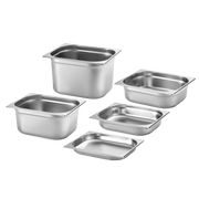 KitchenKnock Gastronorme Pan - Anti Jam - S/S - 1-2 Size - 100mm 490611 - Hospitality Connect