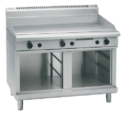 Waldorf 800 Series GPL8120G-CB - 1200mm Gas Griddle Low Back Version – Cabinet Base - Hospitality Connect