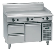 Waldorf 800 Series GP8120G-RB - 1200mm Gas Griddle – Refrigerated Base - Hospitality Connect