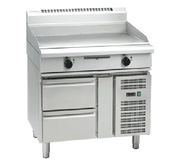 Waldorf 800 Series GP8900E-RB - 900mm Electric Griddle - Refrigerated Base - Hospitality Connect