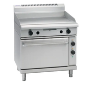 Waldorf 800 Series GPL8910E - 900mm Electric Griddle Static Oven Range Low Back Version - Hospitality Connect