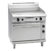 Waldorf 800 Series GPL8910GE - 900mm Gas Griddle Electric Static Oven Range Low Back Version - Hospitality Connect