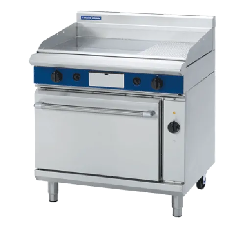 Blue Seal Evolution 900mm Gas Griddle Electric Convection Oven Range GPE56. - Hospitality Connect