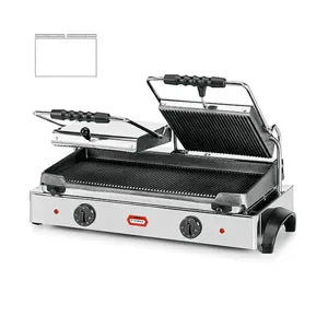 Sammic STAINLESS STEEL DUPLEX CONTACT GRILL 4 - Hospitality Connect