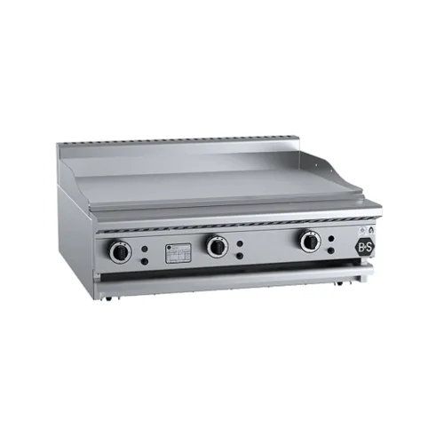 B&S Black Grill Plate 900mm Bench Mounted GRP-9BM. - Hospitality Connect
