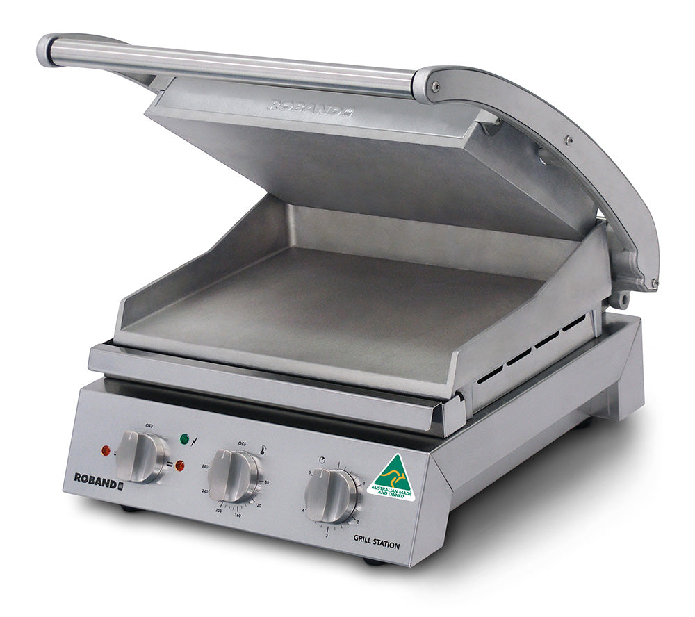 Roband Grill Station 6 slice, smooth plates, 9.6 Amp GSA610S