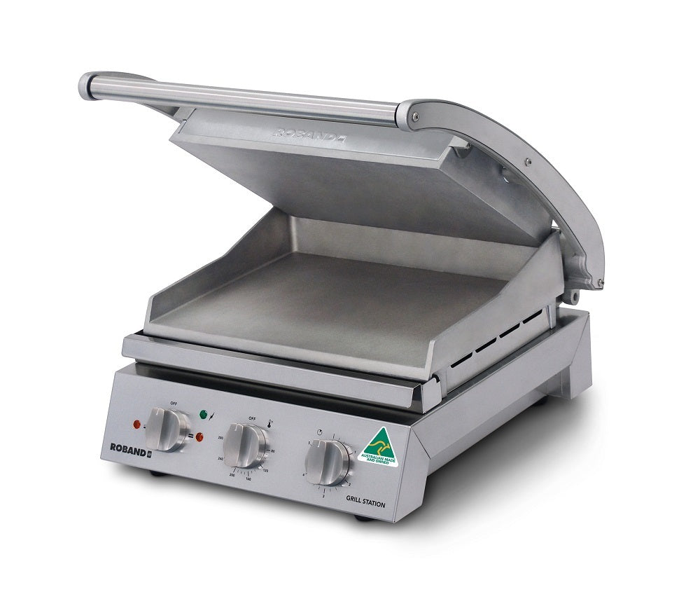 Roband GSA810S Grill Station - 8 Slices Smooth Plates - Hospitality Connect