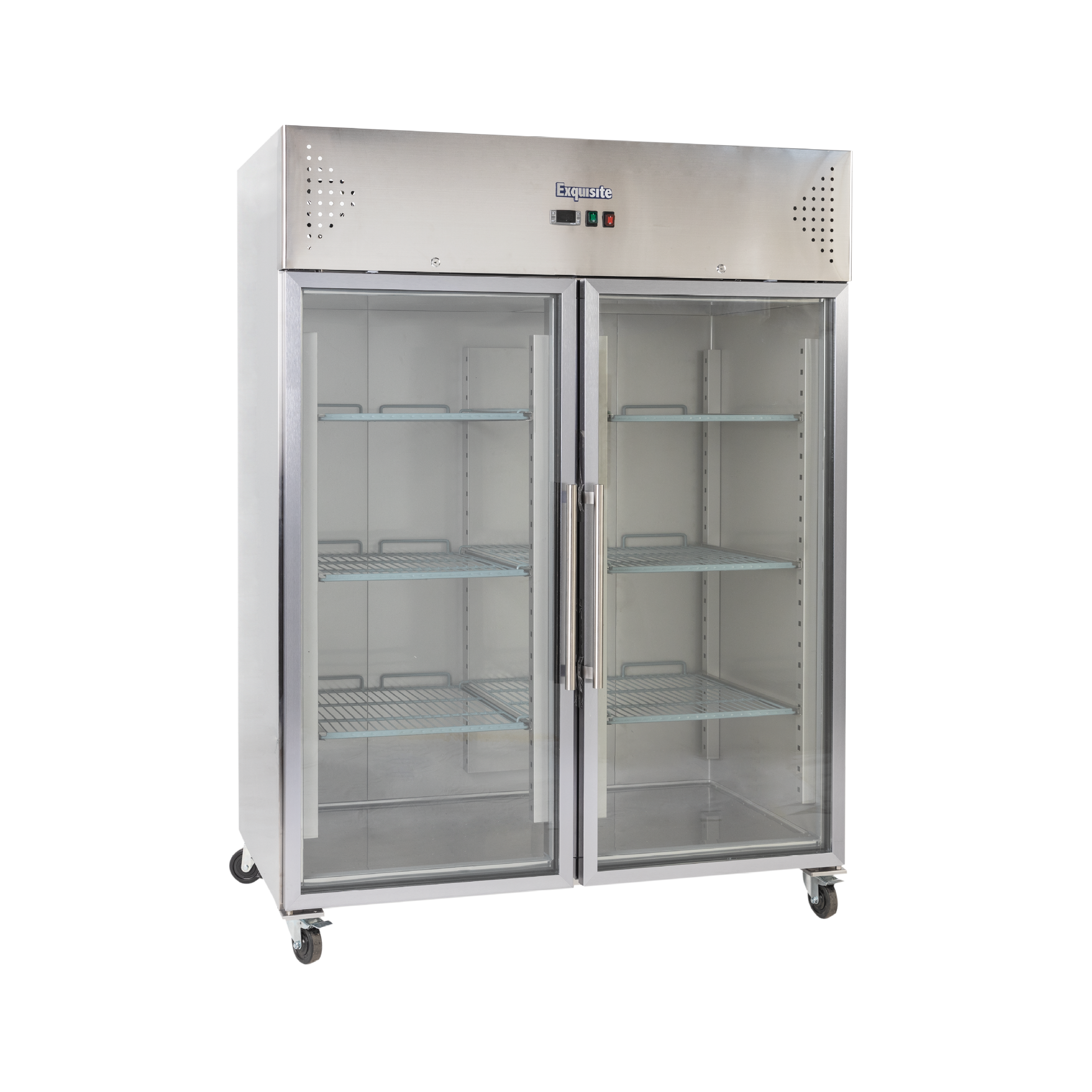 Exquisite GSC1410G Two Glass Doors Upright Storage Refrigerators 1476 Litre - Hospitality Connect