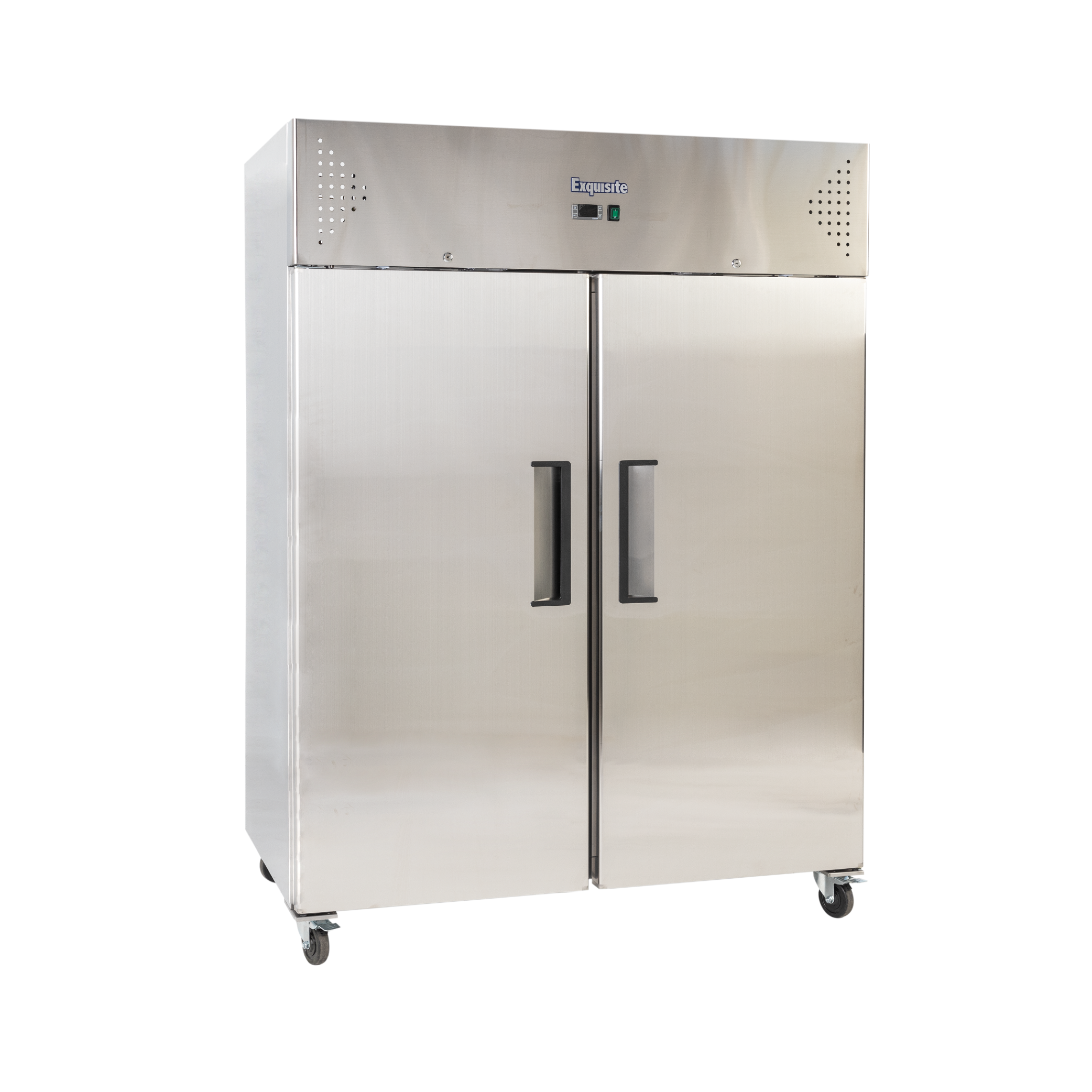 Exquisite Two Solid Doors Upright Storage Freezers 123 Litre - Hospitality Connect