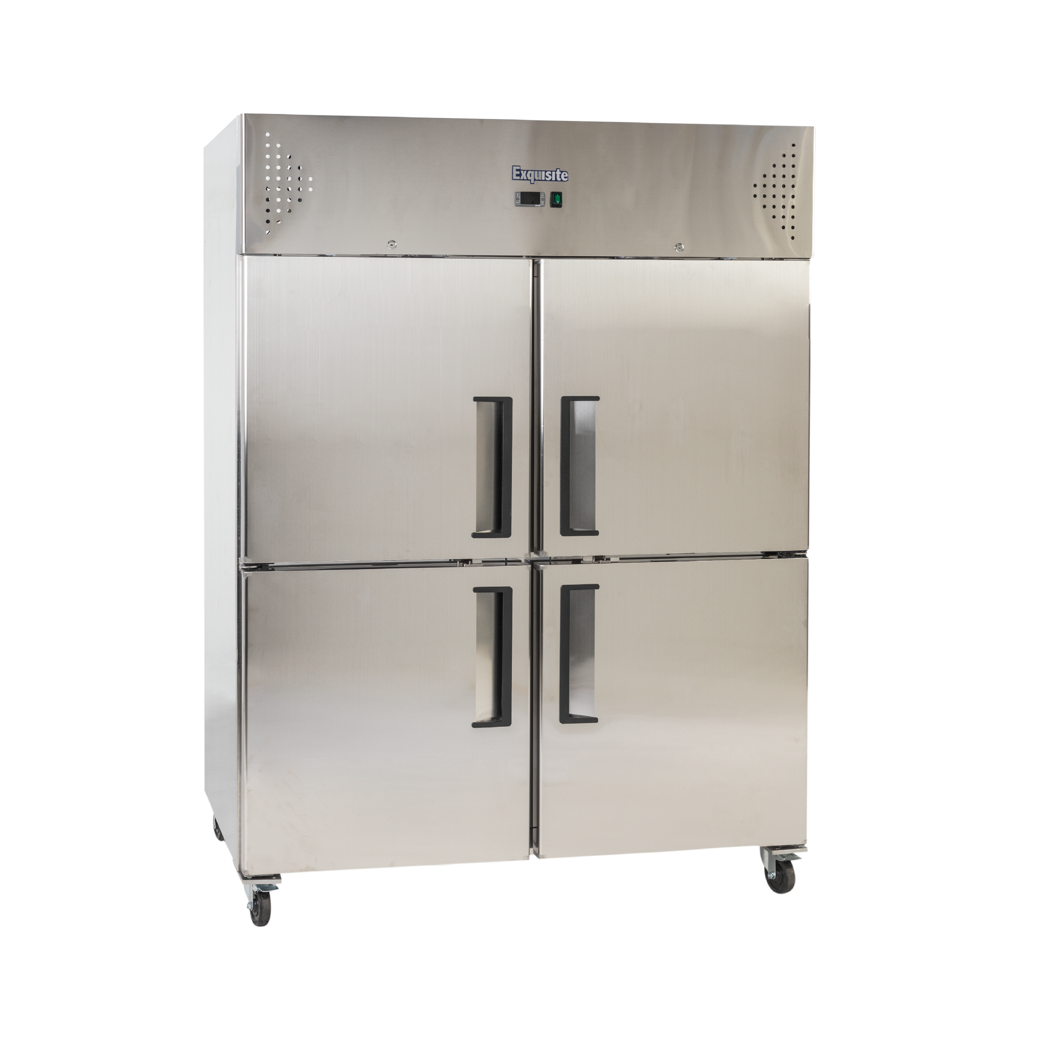 Exquisite Two SPLIT Solid Doors Upright Storage Freezers 1236 Litre - Hospitality Connect