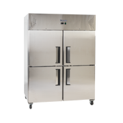 Exquisite GSF1412H Two SPLIT Solid Doors Upright Storage Freezers 1476 Litre - Hospitality Connect