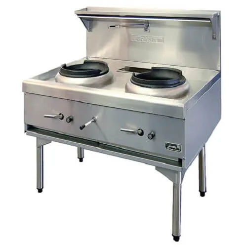 Goldstein Gas WOKS Air Cooled Gas Wok Double Burner CWA2 - Hospitality Connect