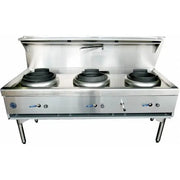 Goldstein Gas WOKS Air Cooled Gas Wok Triple Burner CWA3 - Hospitality Connect