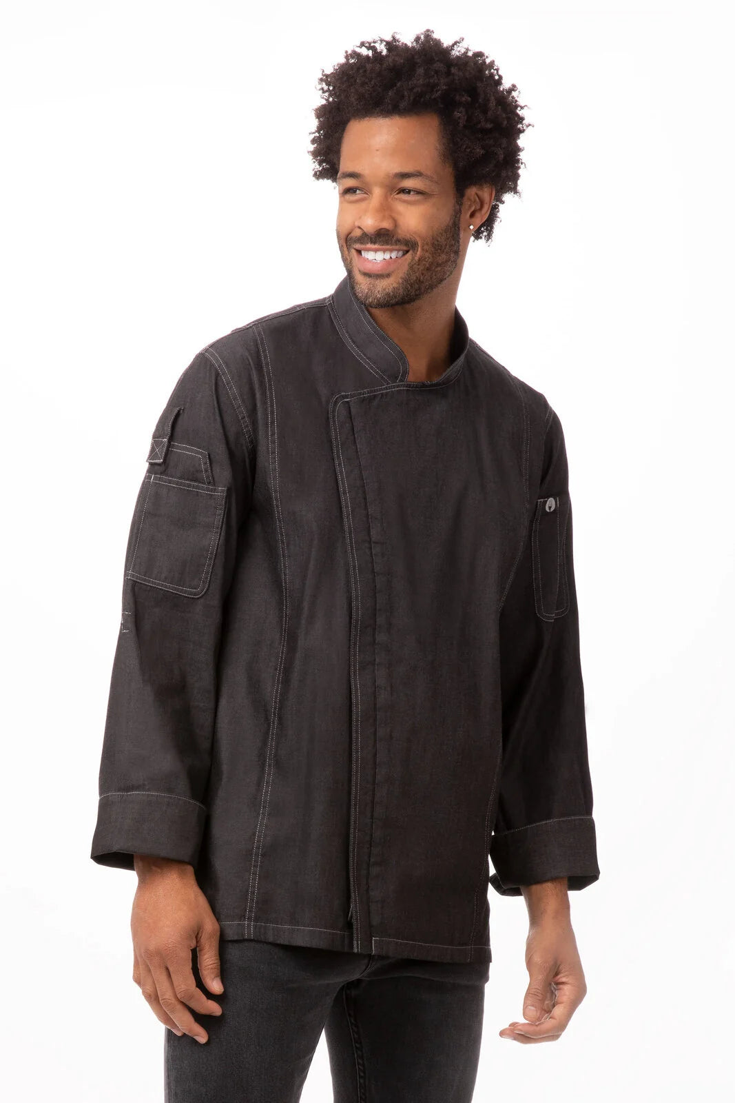 Chef Works Gramercy Men's Denim Chef Jacket