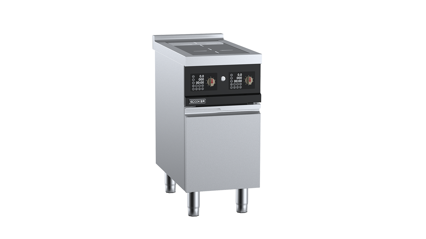 Scooker Induction Full Length Glass Two-Zone Boiling Top HLBZ2N-C7