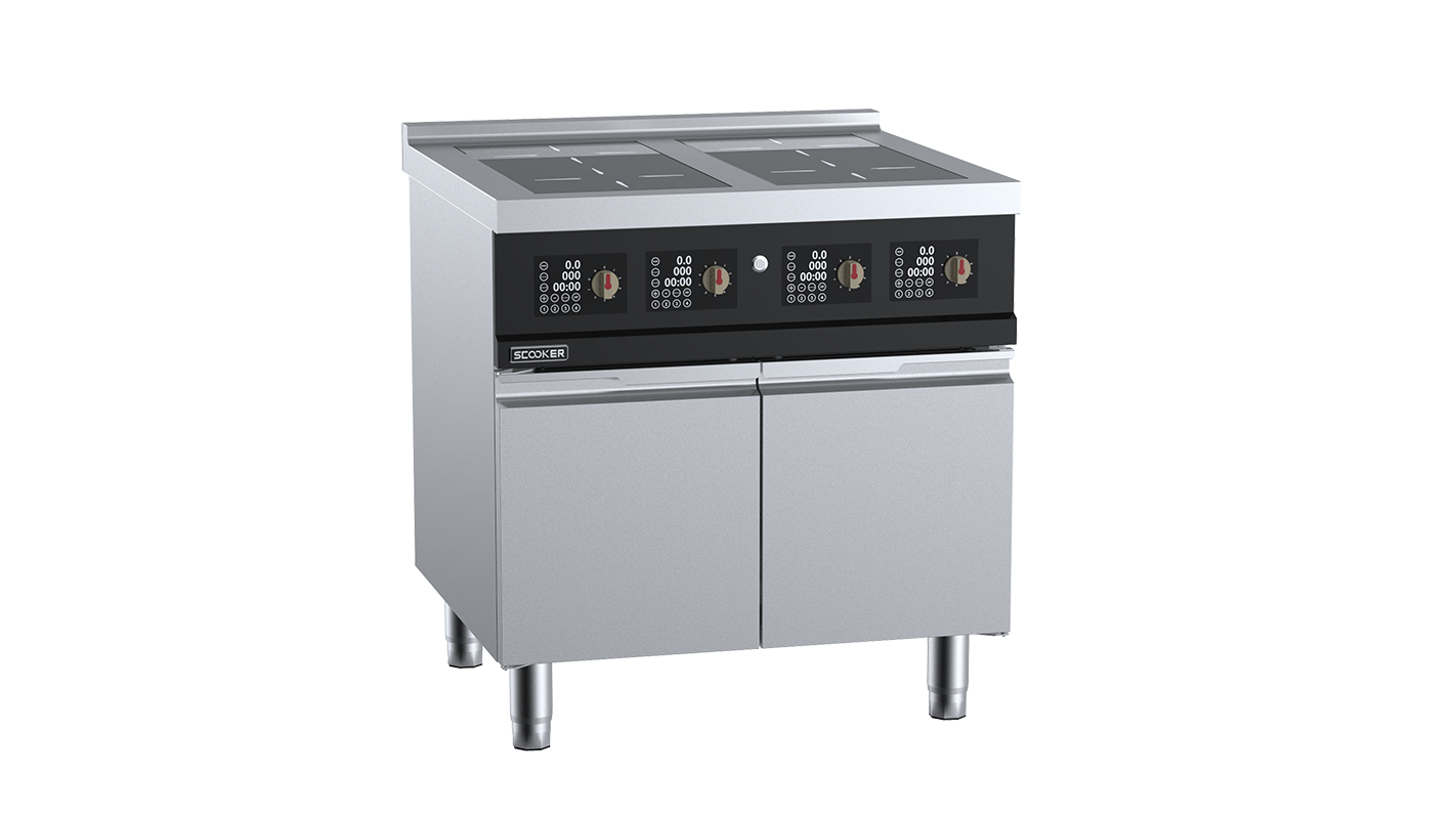 Scooker Induction Full Length Glass Four-Zone Boiling Top HLBZ4N-C14