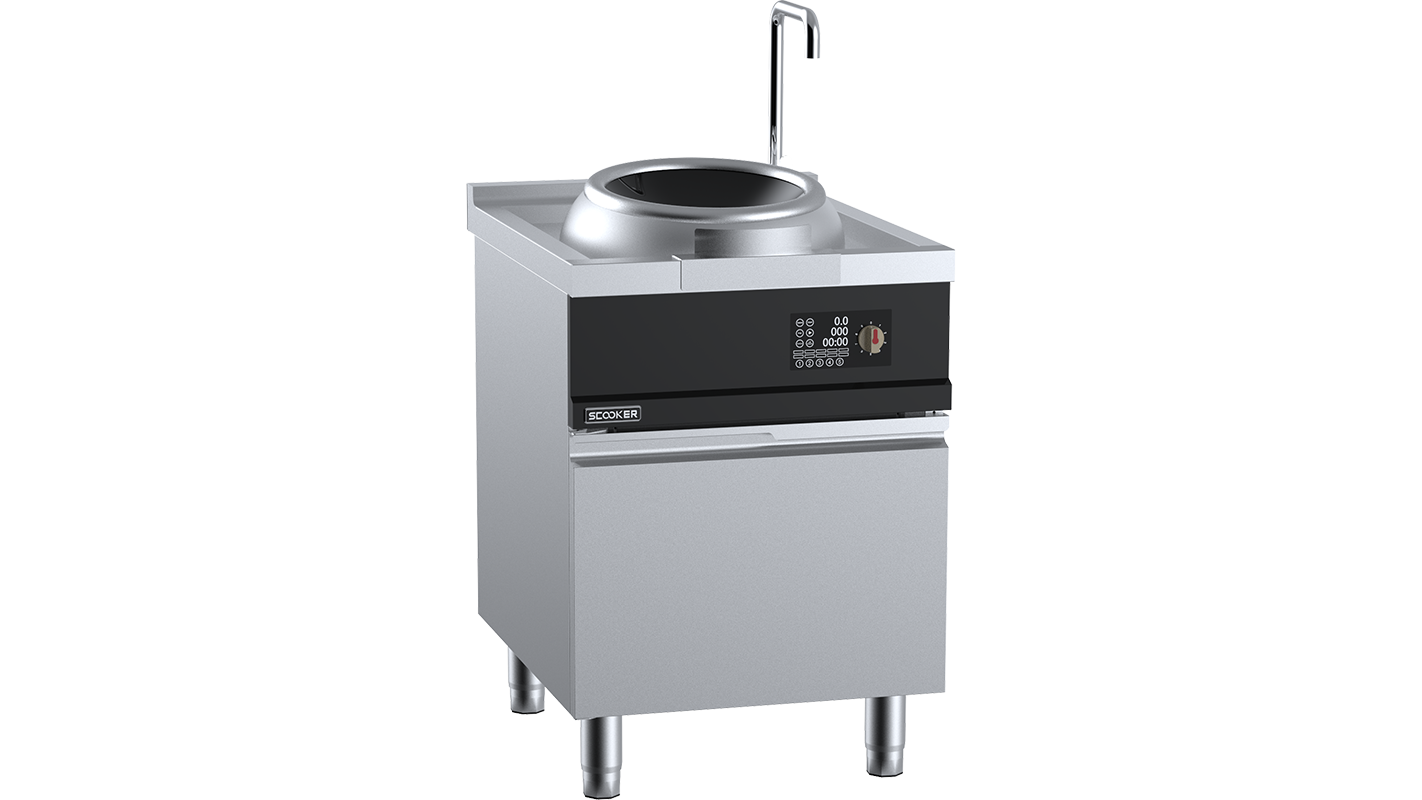 Scooker HLXCDN-C8 Induction Single Wok – Standard Ring