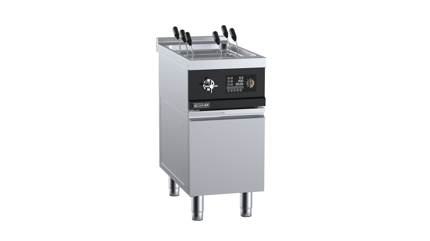 Scooker HLYFDN-C12 Induction Single Pan Pasta Cooker 6 Baskets